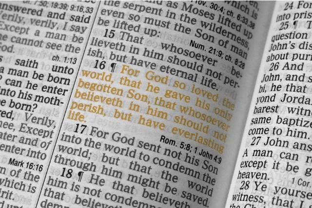 John 3:16 passage in the Bible