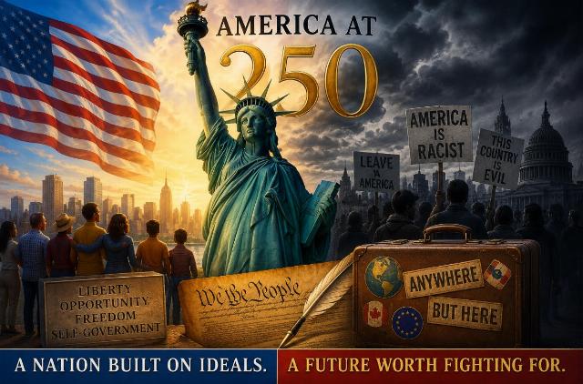 America at 250 montage