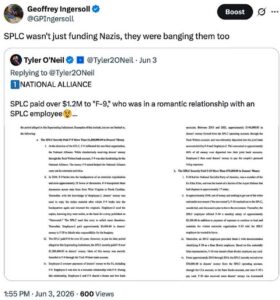 New SPLC revelations are even worse