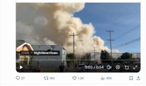 Learning nothing: L.A. can’t put out a warehouse fire even as city gets covered in smoke