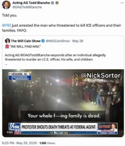 The ICE mask contrived controversy takes an ugly turn