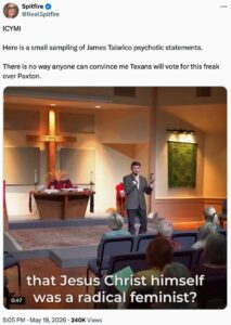 Talarico is polling ahead–in Texas?!