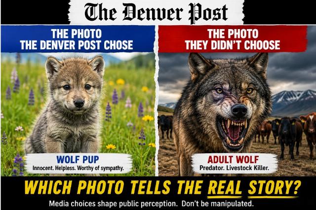 Denver Post wolf images