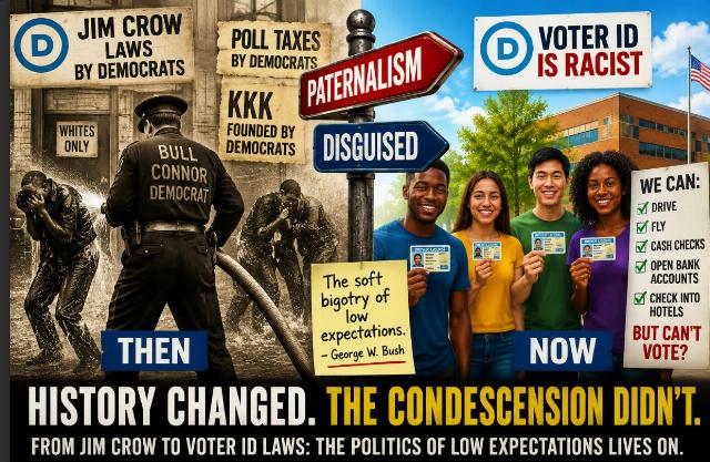Democrat montage on history