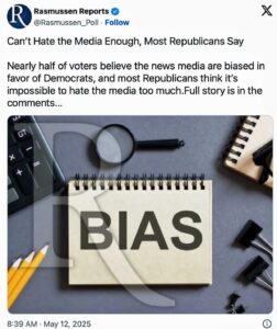 Media priorities are obvious