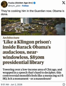 The Obama library that isn’t, isn’t drawing rave reviews