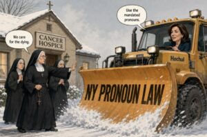 When they throw the nuns under a Buffalo truck