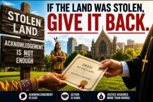 If the Land Was Stolen, Give It Back