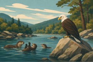 River otters, broken eagles, and God
