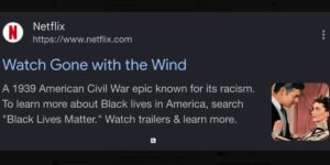 Wokester wackos describe ‘Gone With the Wind’ as ‘an epic known for its racism’ at Netflix