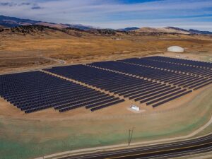Solar panels and geography
