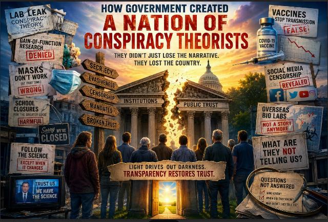 A nation of conspiracy theorists montage