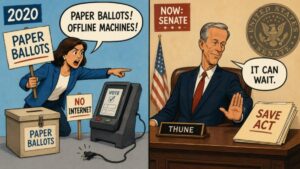 Commiecrats once enthusiastically supported paper ballots