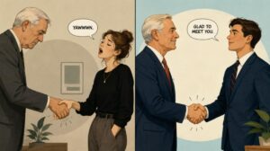The lost art of shaking hands