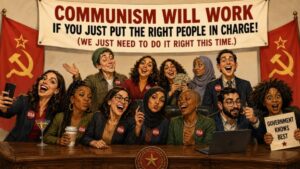 Communism Hasn’t Been Done Right. (Yeah, That’s The Ticket.)