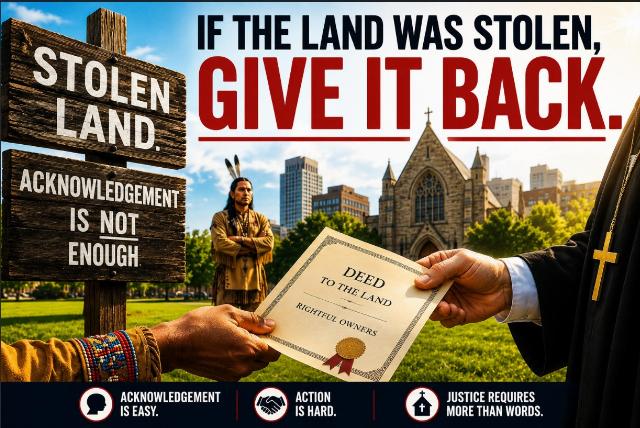 Give it Back, Native American montage