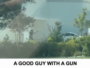 In Idaho, a murder spree ended when a good guy with a gun drove off the shooter