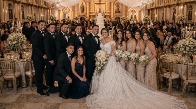 Big Hispanic wedding