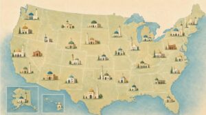 Mosques and Islamic centers are proliferating across America