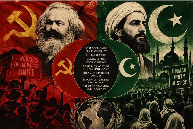 Marxism and Islamism montage
