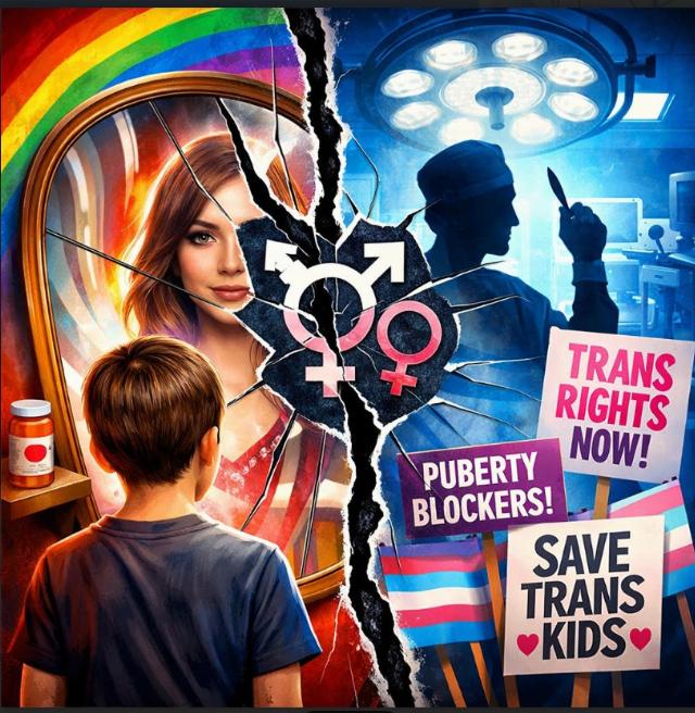 Transgender montage illustration