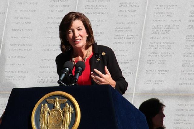 <p><em>Image: Kathy Hochul. Credit: NYS Funeral Directors Association via <a data-cke-saved-href=